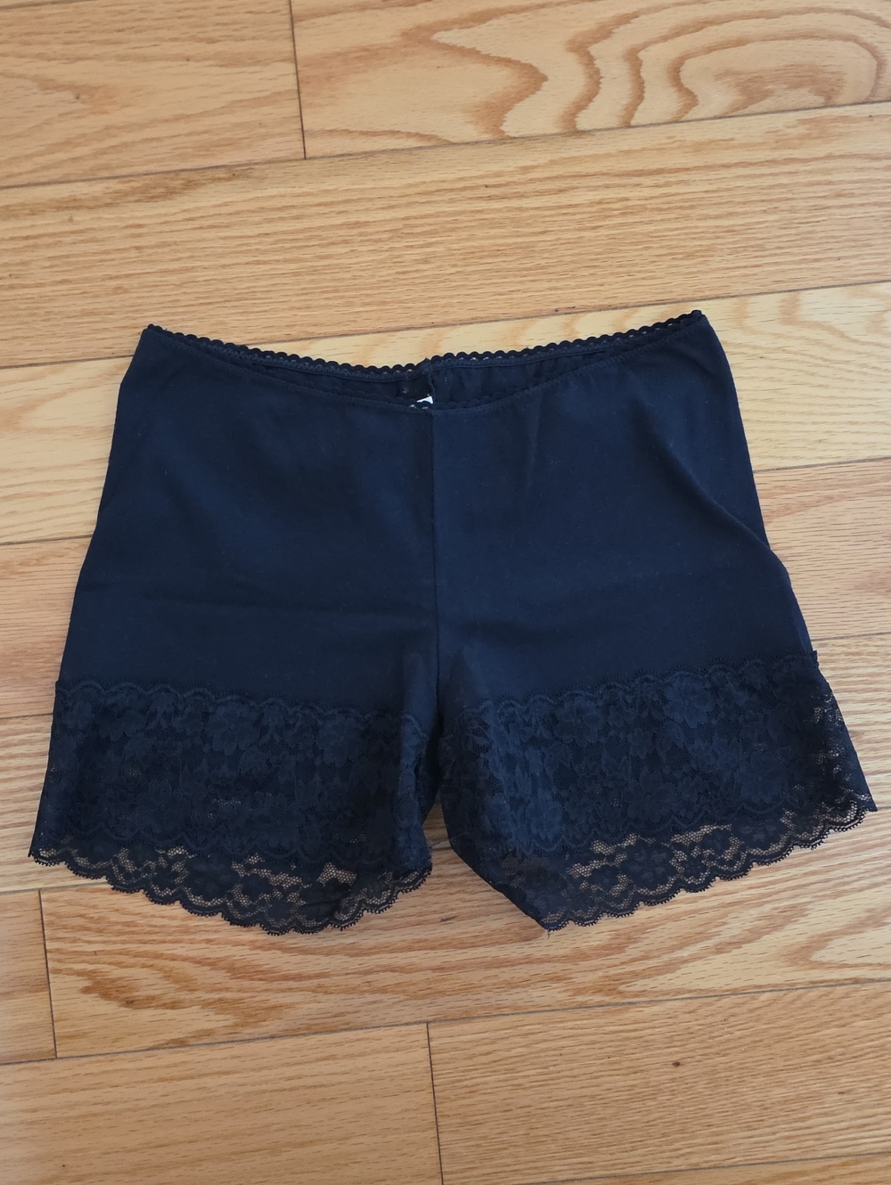 Gilly Hicks Down Undies Dark Blue Lace-Trim Sleep Shorts Small